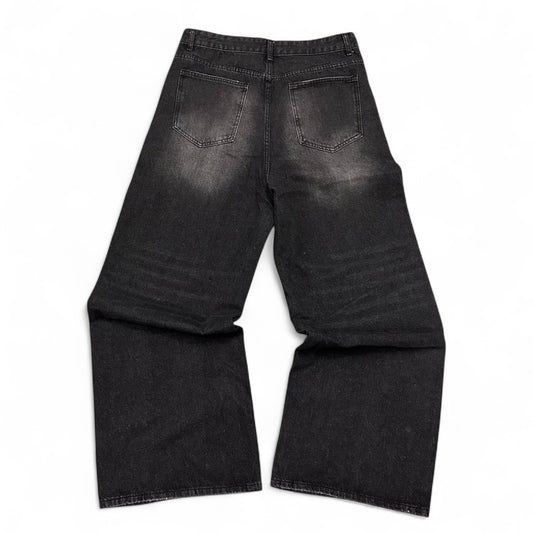 "forgotten memories" washed black denim